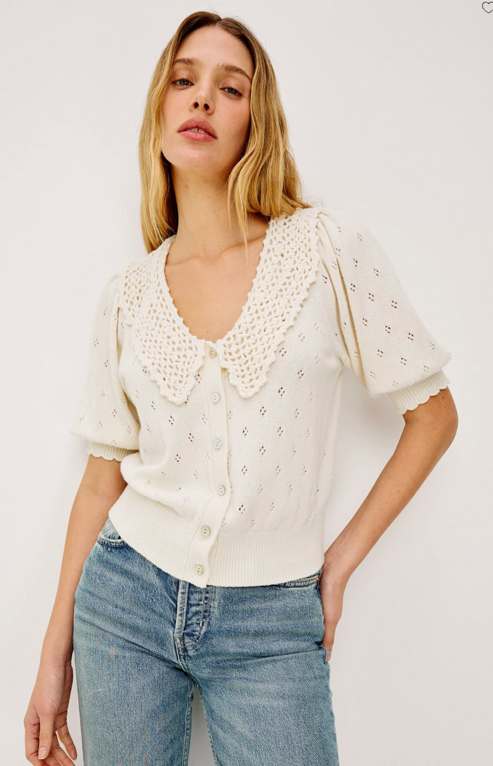 MINDY SWEATER IN IVORY