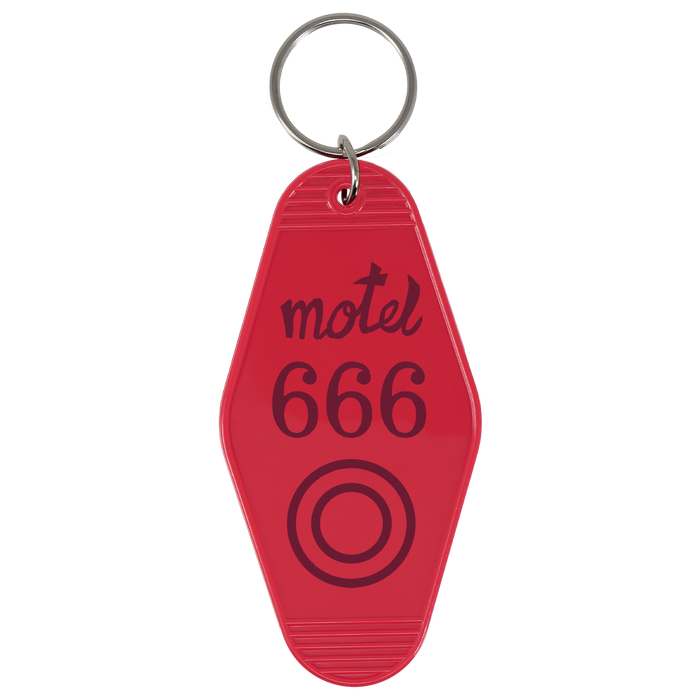 Motel 666 Keychain