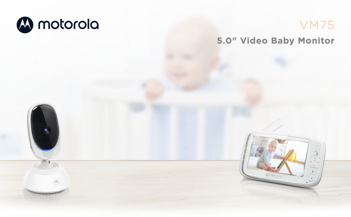 Motorola VM75 5" Video Non-WiFi Video Baby Monitor