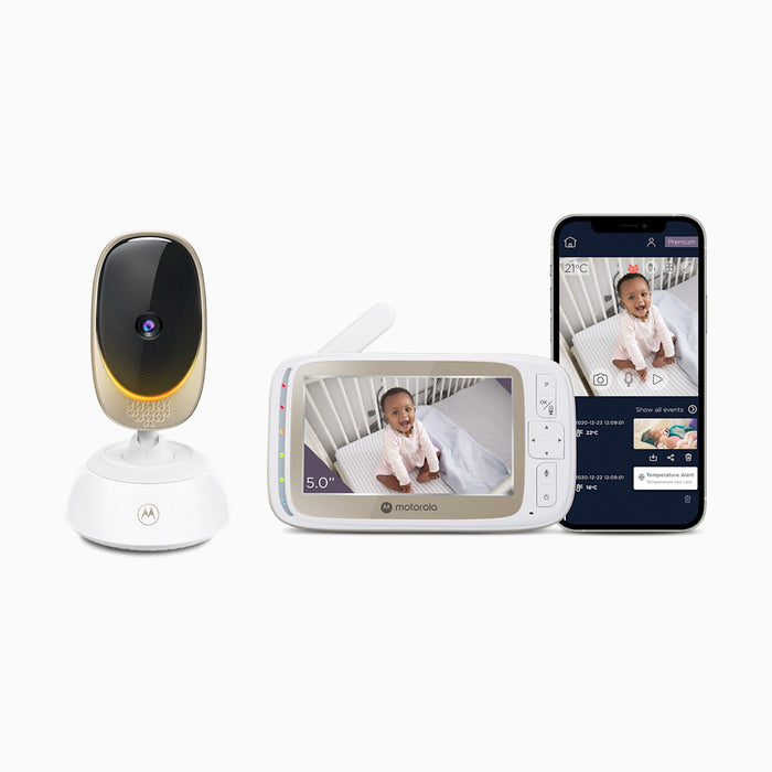 Motorola VM85 Connect 5" WiFi Video Baby Monitor