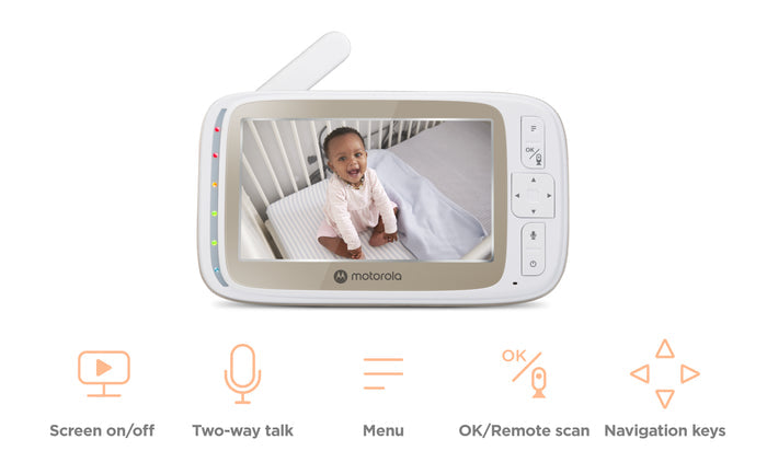 Motorola VM85 Connect 5" WiFi Video Baby Monitor