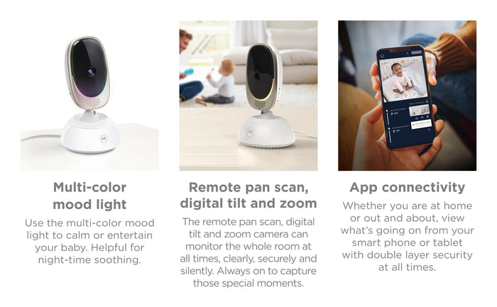 Motorola VM85 Connect 5" WiFi Video Baby Monitor