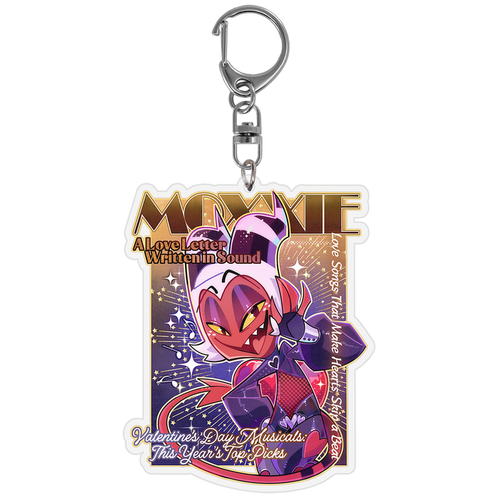 Moxxie - Key To My Heart Keychain *LAST CHANCE*