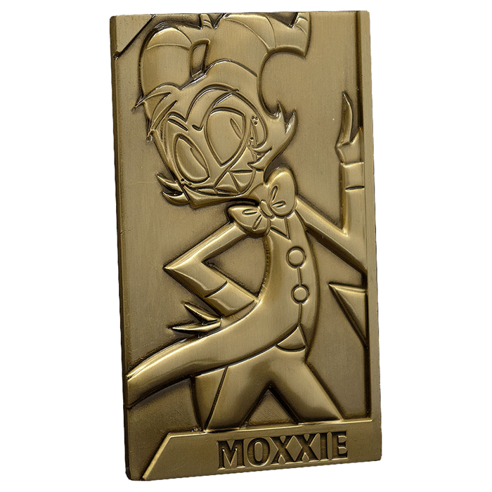 Moxxie Gold Plated Metal Collectible Card *CLEARANCE*