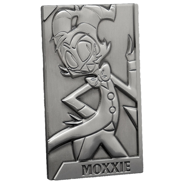 Moxxie Silver Plated Metal Collectible Card *CLEARANCE*