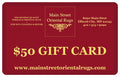 MSOR e-Gift Card - Main Street Oriental Rugs - 1
