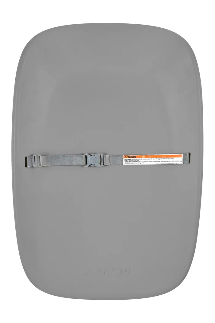 Nattou Softy Changing Pad w/ Belt - Grey
