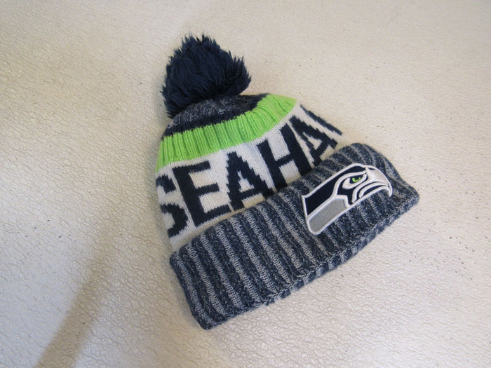 New-Era-Seattle-Seahawks-Beanie-Hat-Youth-Kids-Size-one-size-478 2