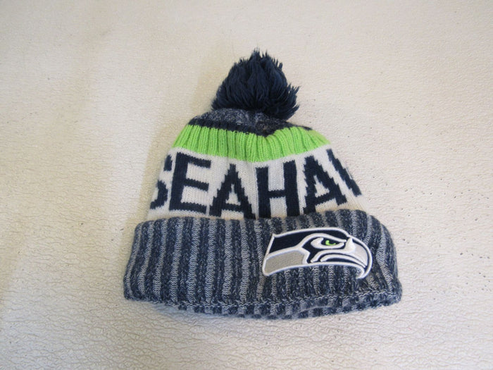 New-Era-Seattle-Seahawks-Beanie-Hat-Youth-Kids-Size-one-size-478 3