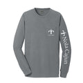 NolaCajun Long Sleeve Logo Tshirt Red Front View Louisiana Cajun Pride New Orleans