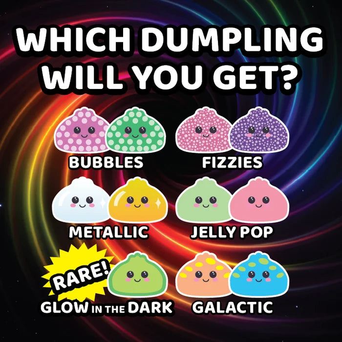 Novelty Brands Fun Doh 4" Mystery Dumpling Squishies - 1 Pc Random Variety