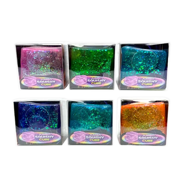 Novelty Brands Fun Doh Jumbo Squishy Cube - 1 Pc Random Variety