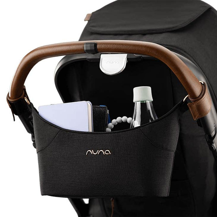 [Caviar/Cognac] Nuna Stroller Organizer - Caviar