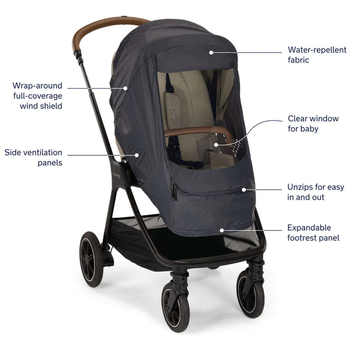 Nuna wind cover features
