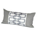 Oilo 12"x24" Link Pillow - Stone