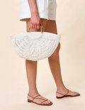 ORA CROCHET BAG IN IVORY