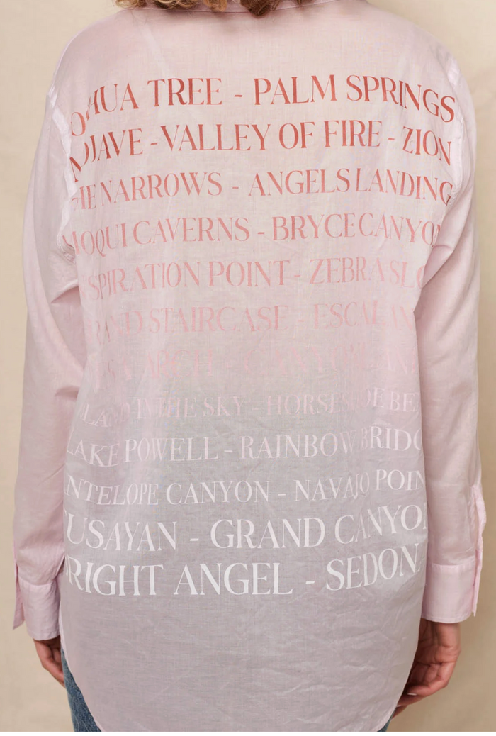 OVERSIZED DESTINATIONS SHIRT - DESERT