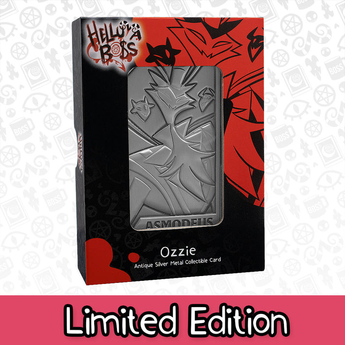 Ozzie Silver Plated Metal Collectible Card *CLEARANCE*