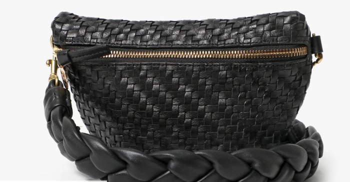 Petite Fanny - Woven Zig Zag in Black