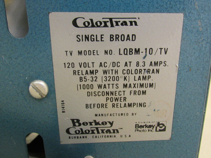 Photographic-Equipment-Light-Single-Broad-x-11in-LQBM-10TV-Metal-726 8