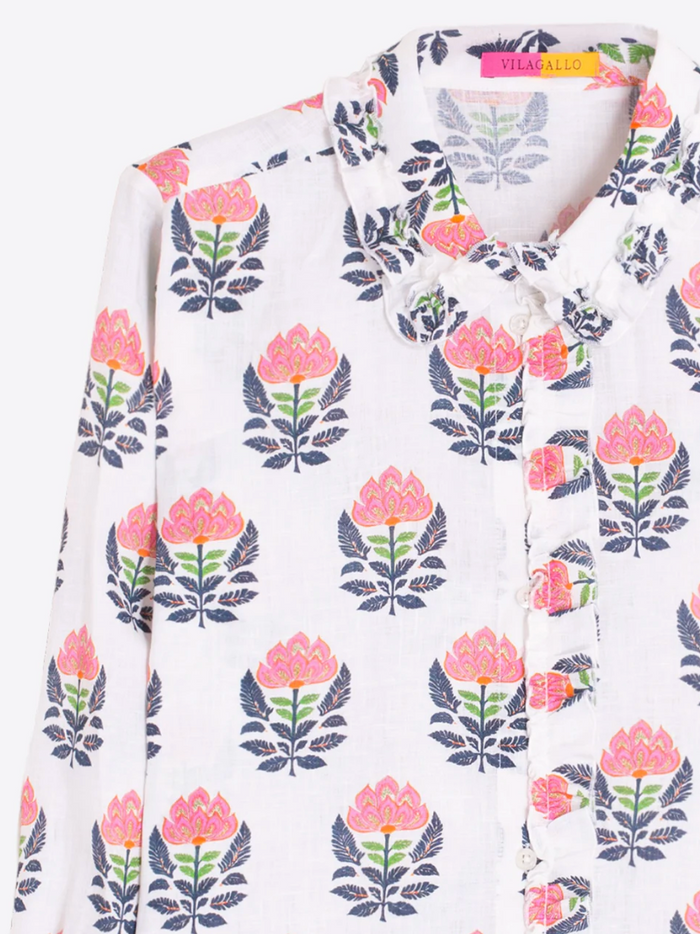 PIA INDIAN FLOWER SHIRT