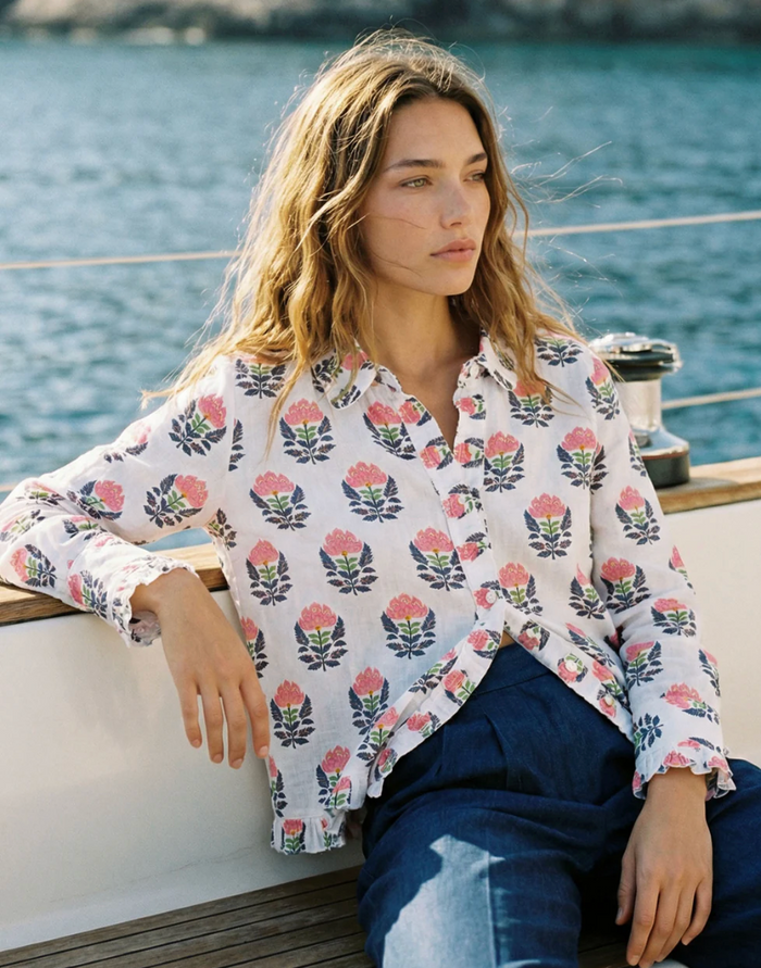 PIA INDIAN FLOWER SHIRT