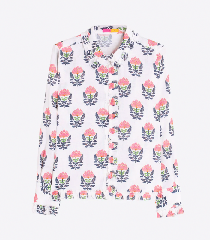 PIA INDIAN FLOWER SHIRT