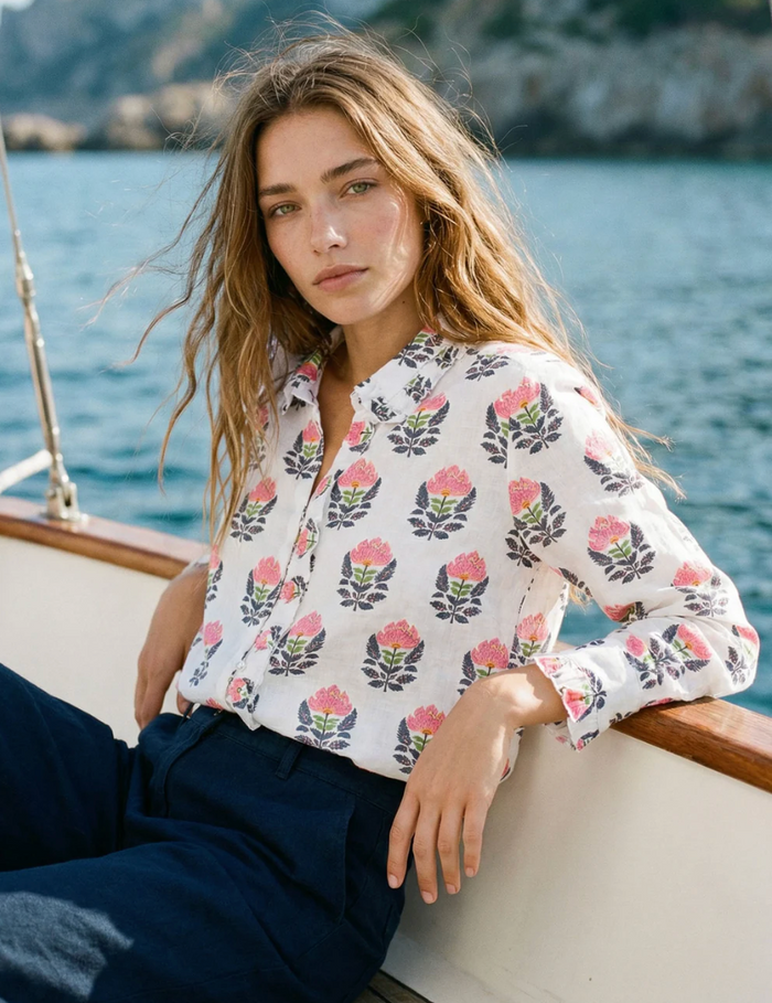 PIA INDIAN FLOWER SHIRT