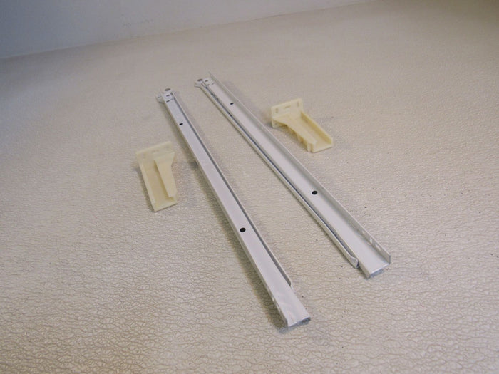 Professional-Drawer-Slides-With-Mounting-Brackets-White-6-pc-Set-25-lb-656 1