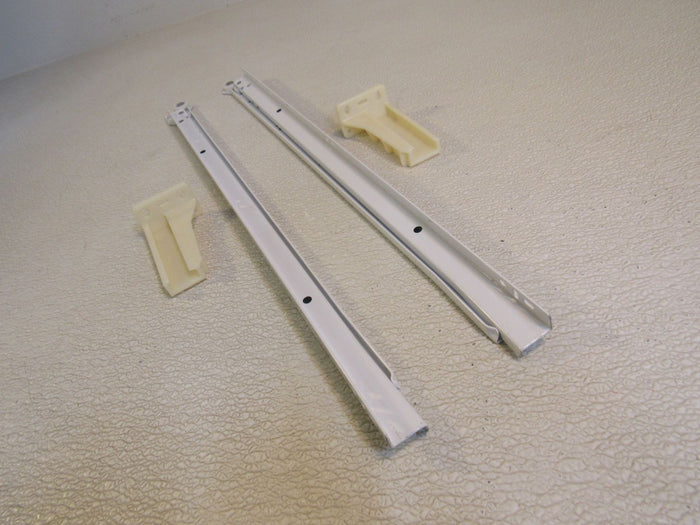 Professional-Drawer-Slides-With-Mounting-Brackets-White-6-pc-Set-25-lb-656 2