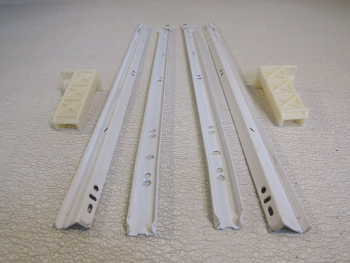 Professional-Drawer-Slides-With-Mounting-Brackets-White-6-pc-Set-25-lb-656 8