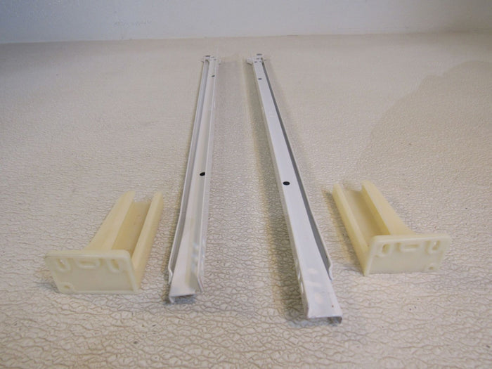 Professional-Drawer-Slides-With-Mounting-Bracket-White-6-pc-Set-25-lb-654 5