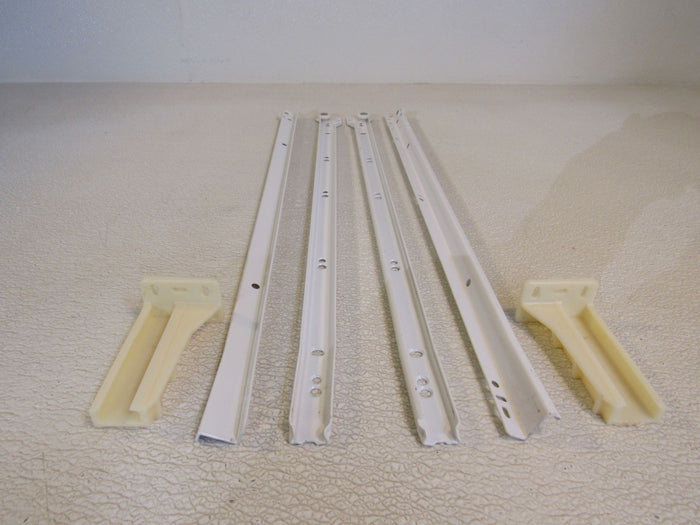 Professional-Drawer-Slides-With-Mounting-Bracket-White-6-pc-Set-25-lb-654 6