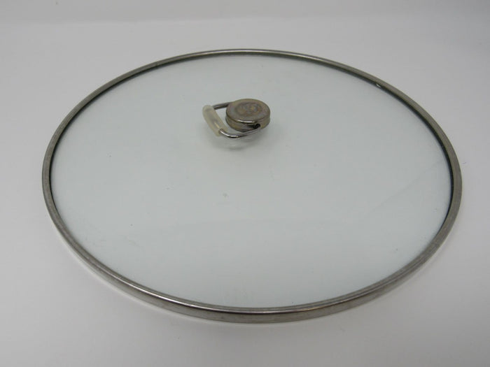 Professional-Round-Cookware-Lid-With-Center-Handle-10-in-Glass-Metal-852 2