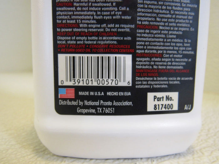 Pronto-Power-Steering-Fluid-12-oz-355-ml-Tech-Select-817400-194 7