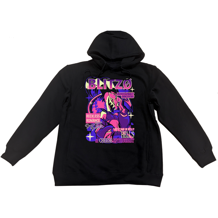 Pullover Hoodie - Blitz - From Helluva Boss with Love *LIMITED STOCK*