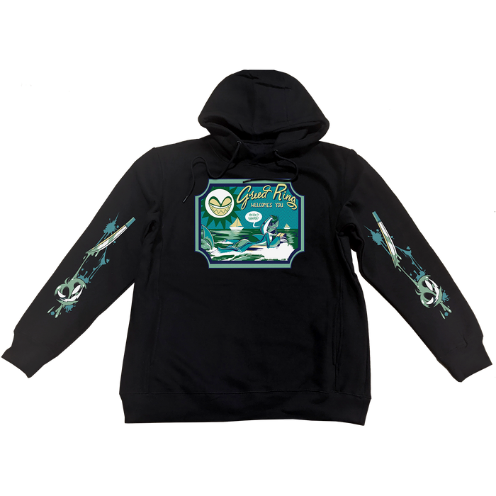 Pullover Hoodie - Chaz Halloween Slasher w/Printed Sleeves *LAST ONE*