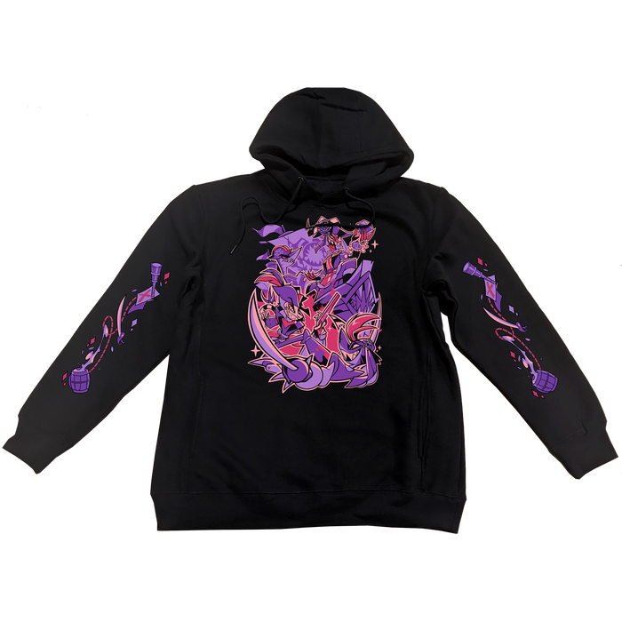 Pullover Hoodie - Crimson's Ship w/Printed Sleeves *LIMITED STOCK*