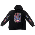 Pullover Hoodie - Glitz & Glam Halloween Slasher w/Printed Sleeves *LIMITED STOCK*