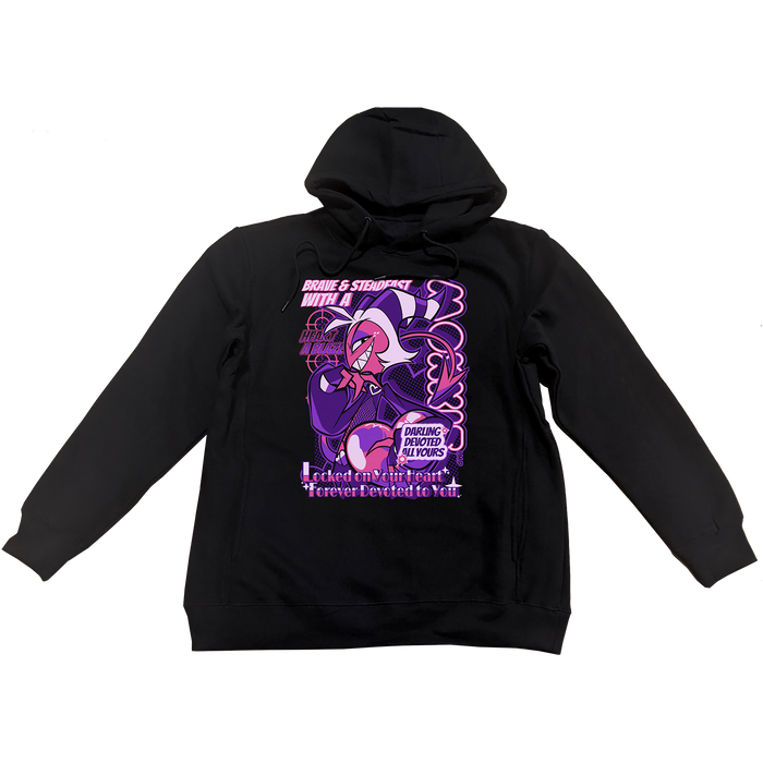 Pullover Hoodie - Moxxie - From Helluva Boss with Love *LAST ONE*