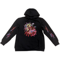 Pullover Hoodie - Moxxie & Millie Halloween Slasher w/Printed Sleeves *LIMITED STOCK*