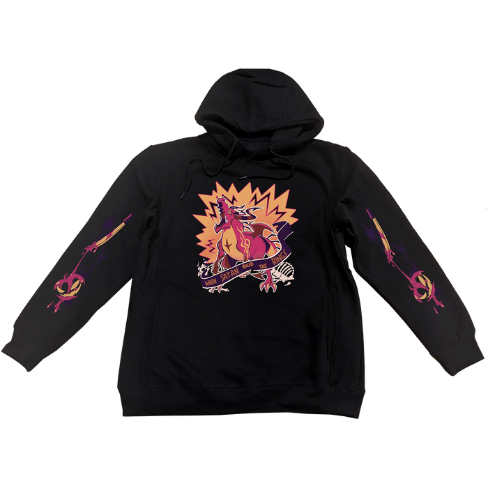 Pullover Hoodie - Satan Halloween Slasher w/Printed Sleeves *LIMITED STOCK*