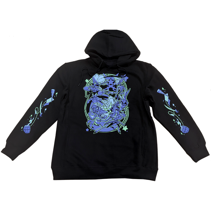 Pullover Hoodie - Vassago's Ship w/Printed Sleeves *LAST ONE*
