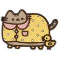 Pusheen Polka Dot Rain Coat - Pin *LAST CHANCE*
