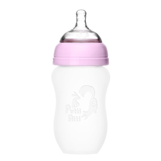 Putti Atti Silicone Baby Bottle - 8.8oz - Pink Product