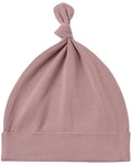 Quincy Mae Bamboo Knotted Baby Hat - Mulberry