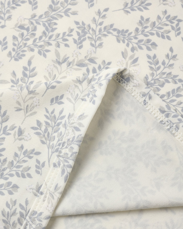 Quincy Mae Bamboo Swaddle - Cloud Floral