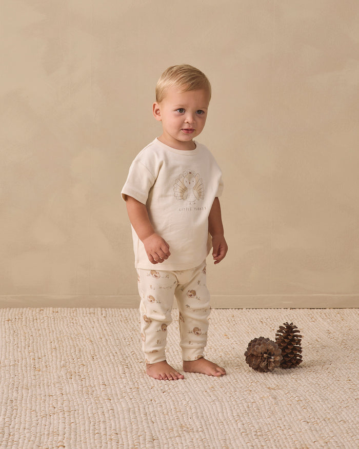 Quincy Mae Boxy Tee - Little Turkey