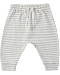 Quincy Mae Drawstring Pant - Cloud Stripe