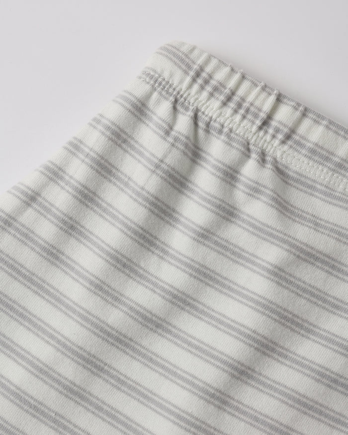 Quincy Mae Drawstring Pant - Cloud Stripe
